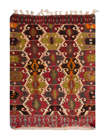Vintage Turkish Rug, 92 x 153 cm, 3 x 5 ft