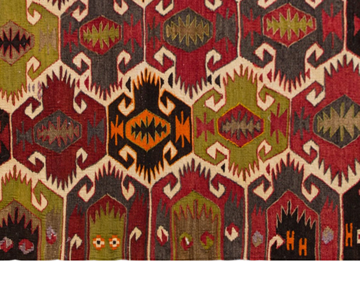 Vintage Turkish Rug, 92 x 153 cm, 3 x 5 ft