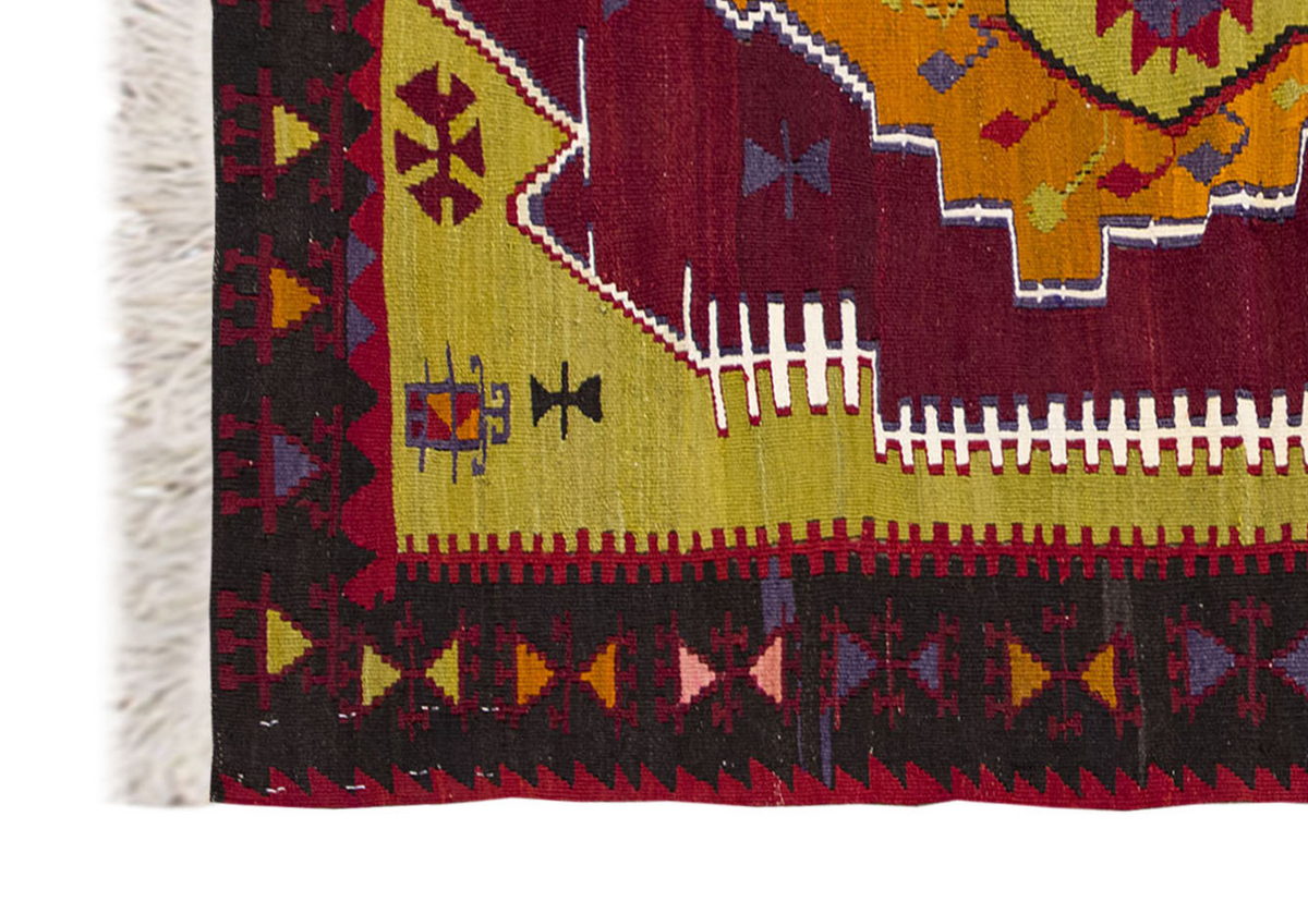 Vintage Turkish Rug, 93 x 140 cm, 3 x 4.7 ft