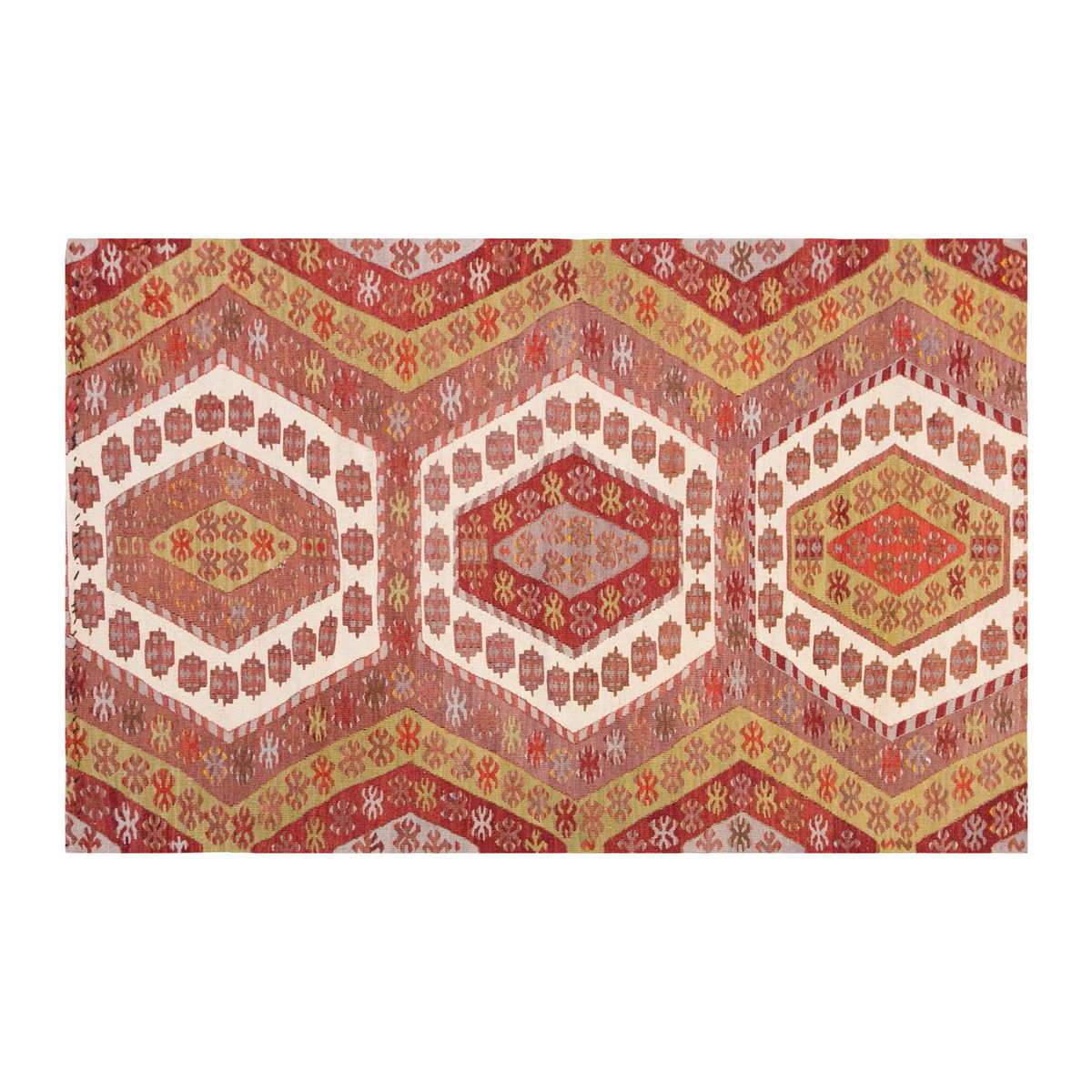 Vintage Turkish Rug, 94 x 175 cm, 3.1 x 5.8 ft