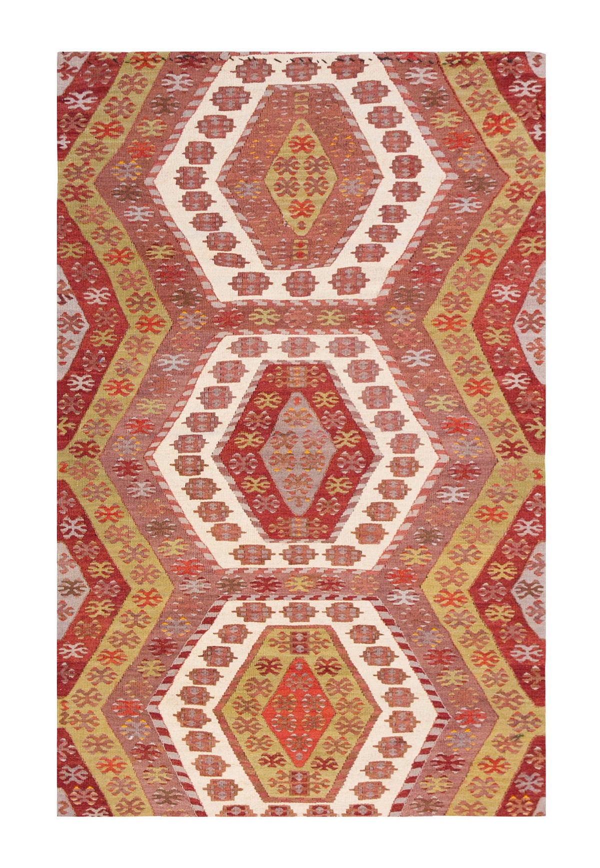 Vintage Turkish Rug, 94 x 175 cm, 3.1 x 5.8 ft