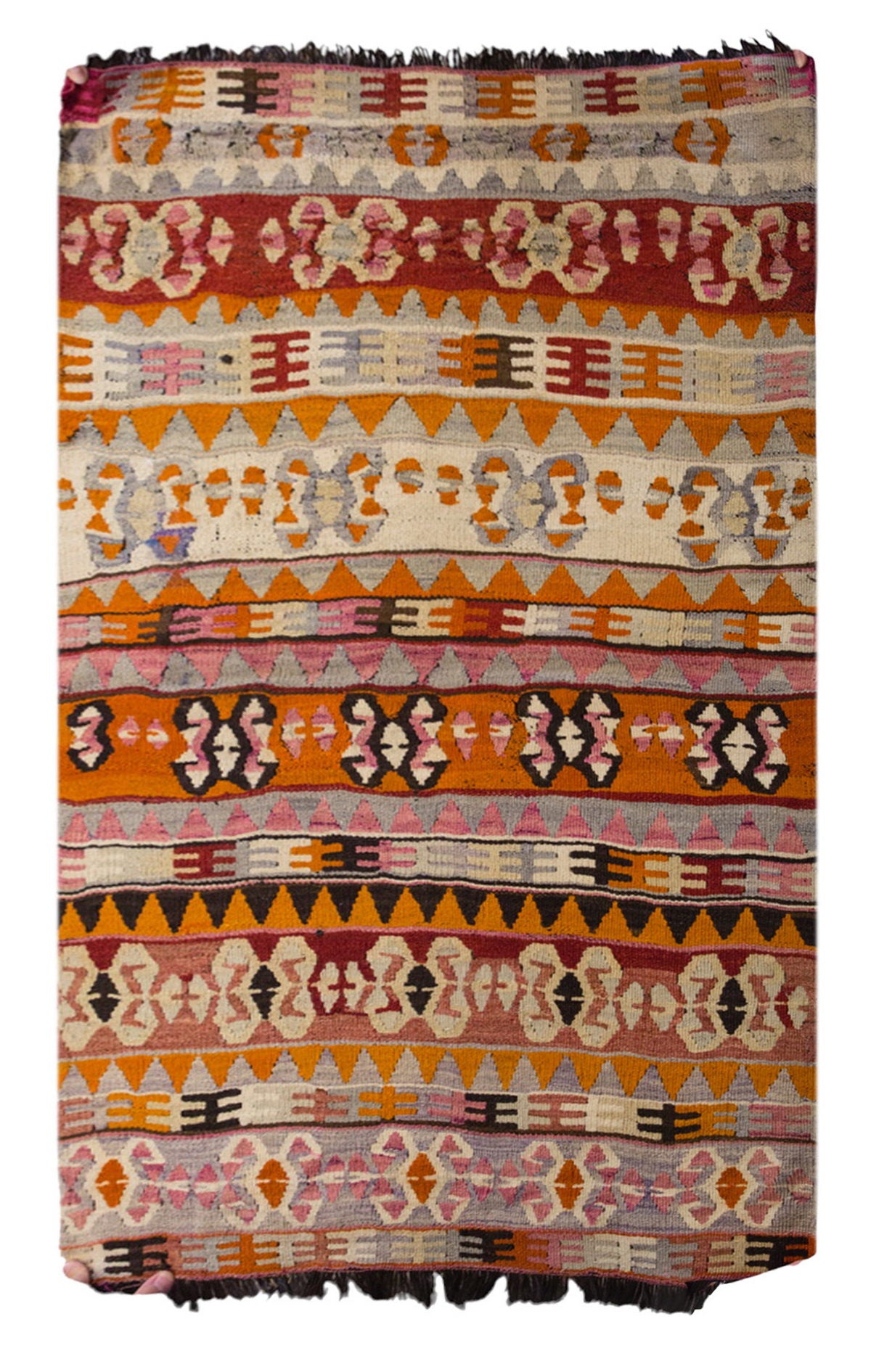 Vintage Turkish Rug, 95 x 114 cm, 3.1 x 3.8 ft