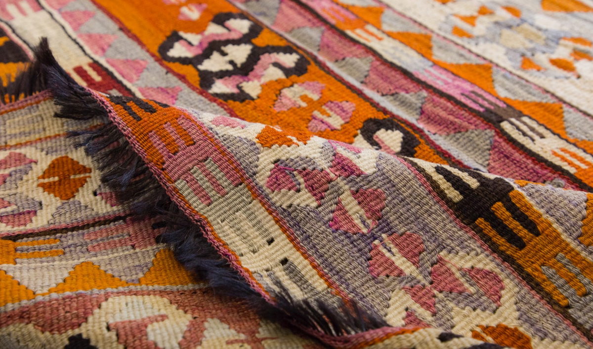 Vintage Turkish Rug, 95 x 114 cm, 3.1 x 3.8 ft