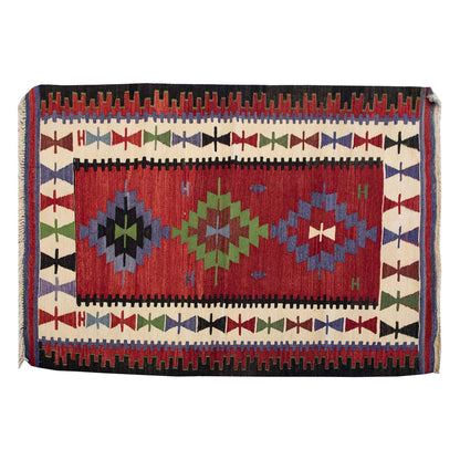 Vintage Turkish Rug, 95 x 133 cm, 3.1 x 4.4 ft