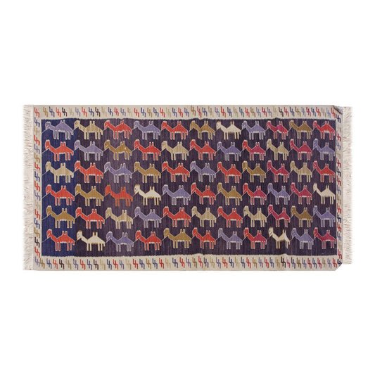 Vintage Turkish Rug, 96 x 184 cm, 3.1 x 6 ft