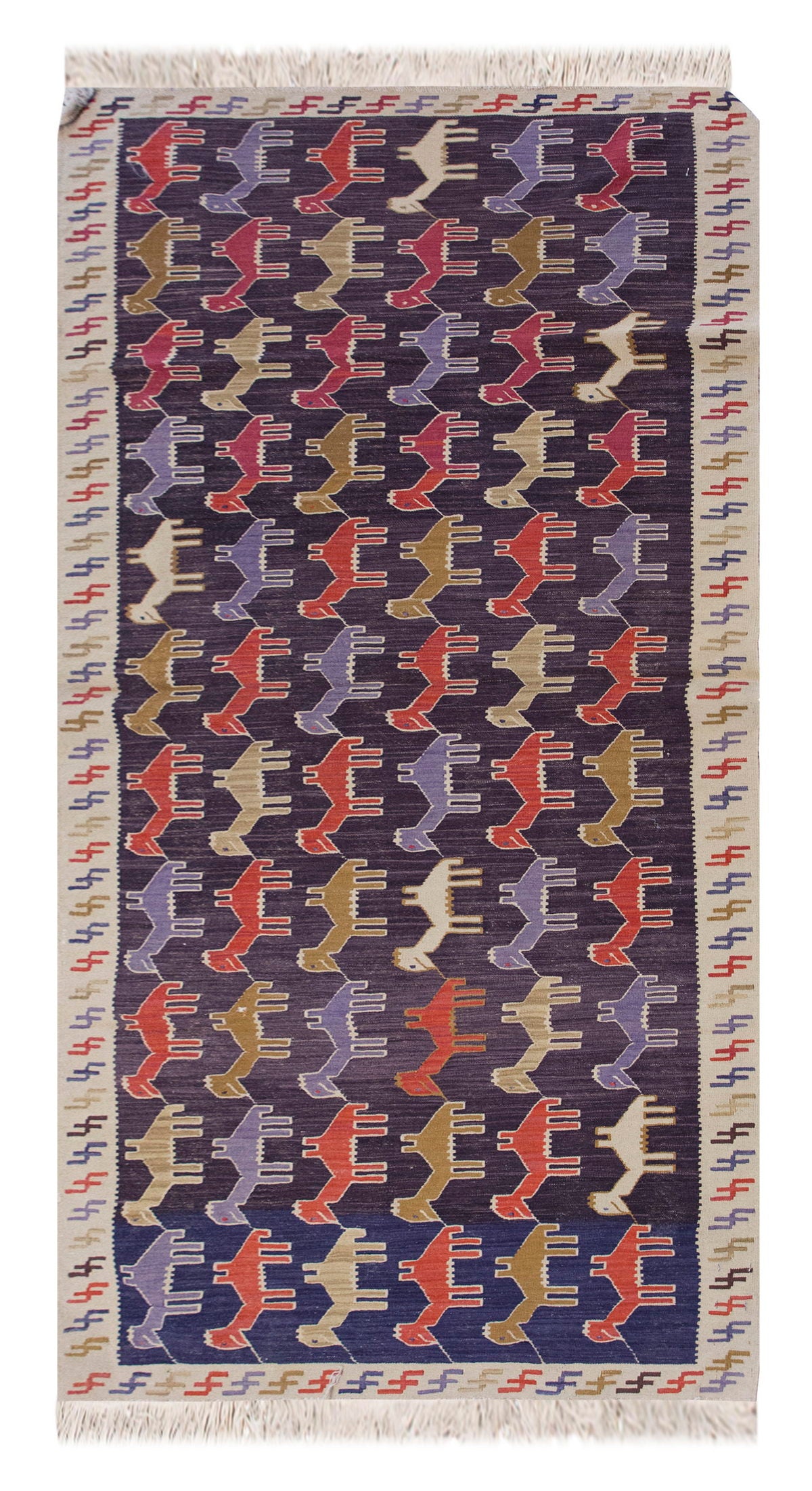 Vintage Turkish Rug, 96 x 184 cm, 3.1 x 6 ft