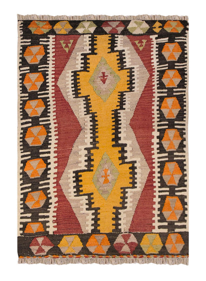 Vintage Turkish Rug, 97 x 100 cm, 3.2 x 3.3 ft