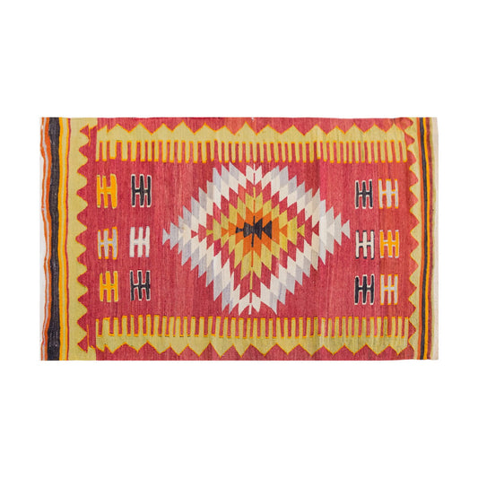 Vintage Turkish Rug, 97 x 148 cm, 3.2 x 4.10 ft