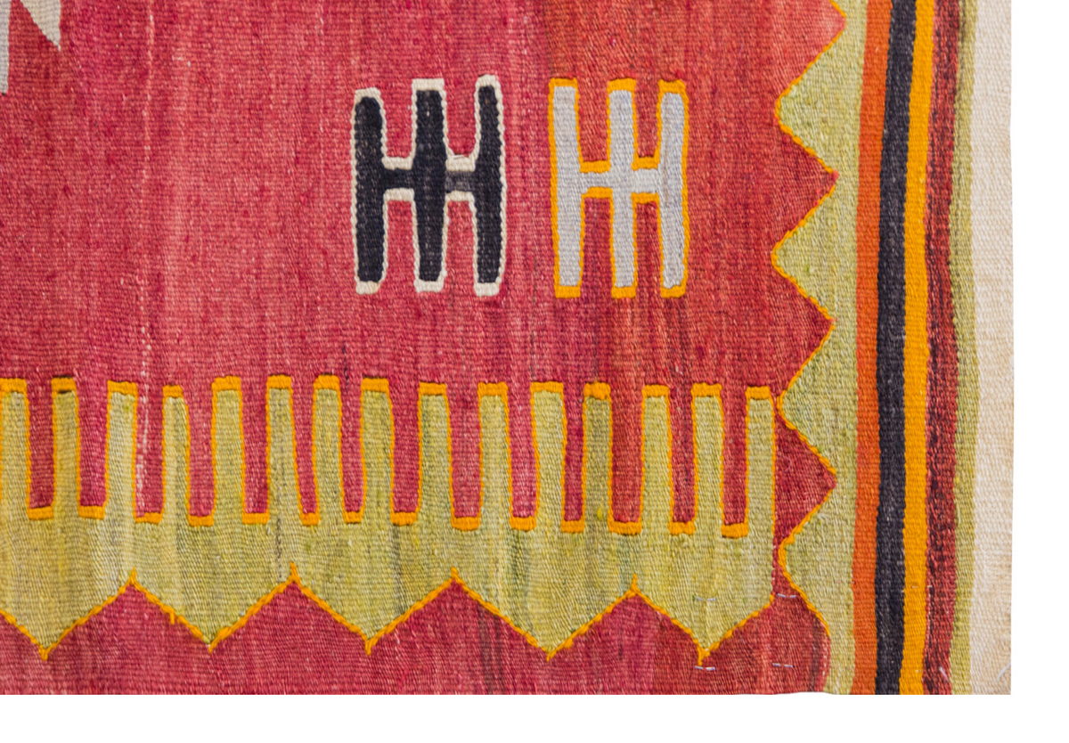 Vintage Turkish Rug, 97 x 148 cm, 3.2 x 4.10 ft