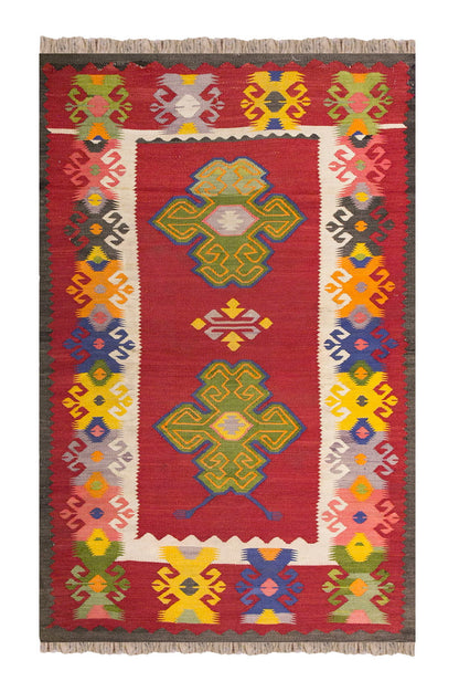 Vintage Turkish Rug, 97 x 188 cm, 3.2 x 6.2 ft