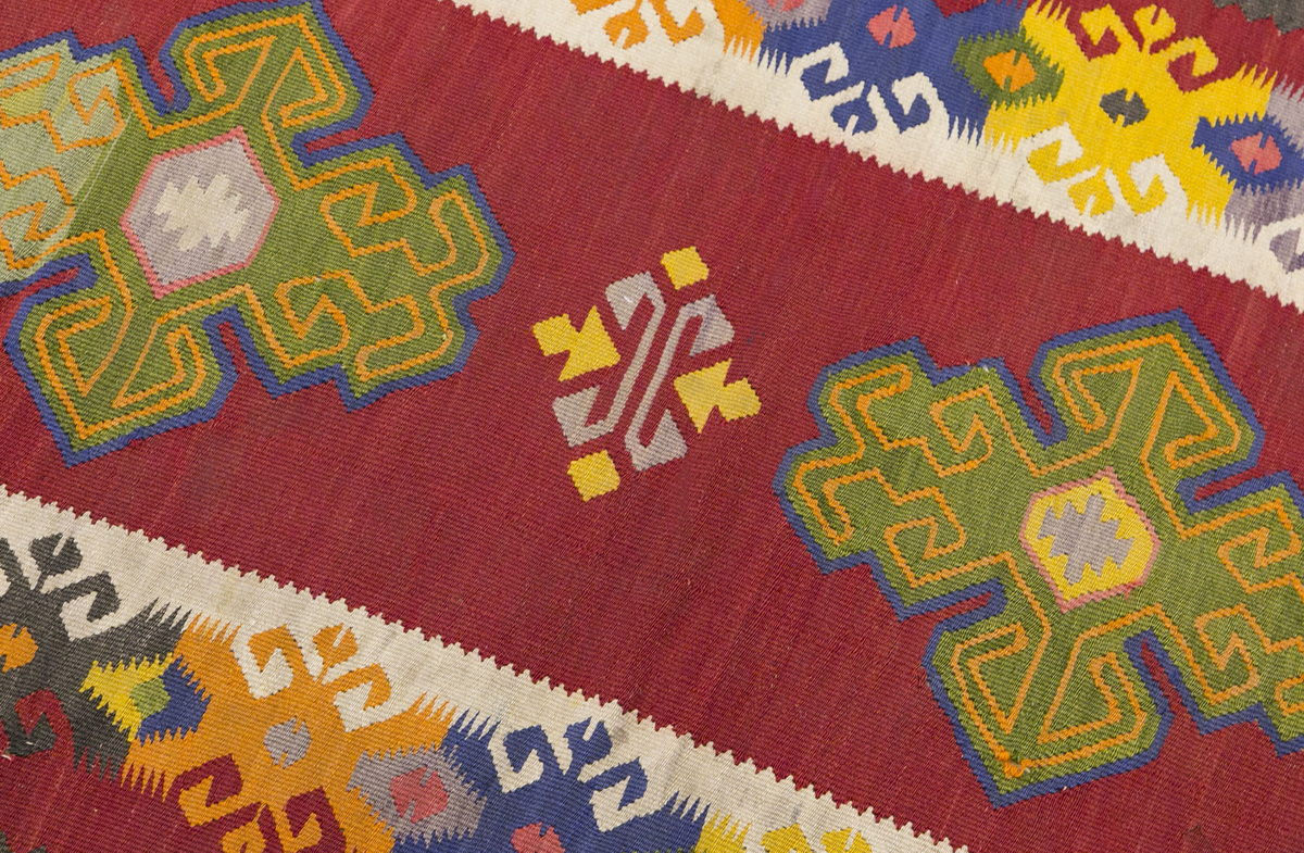 Vintage Turkish Rug, 97 x 188 cm, 3.2 x 6.2 ft