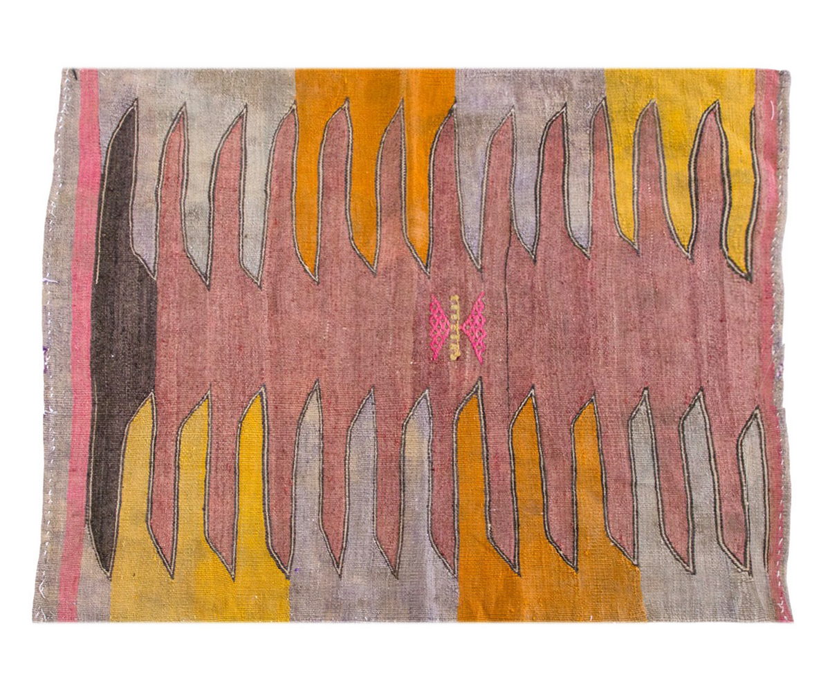 Vintage Turkish Rug, 98 x 109 cm, 3.2 x 3.6 ft