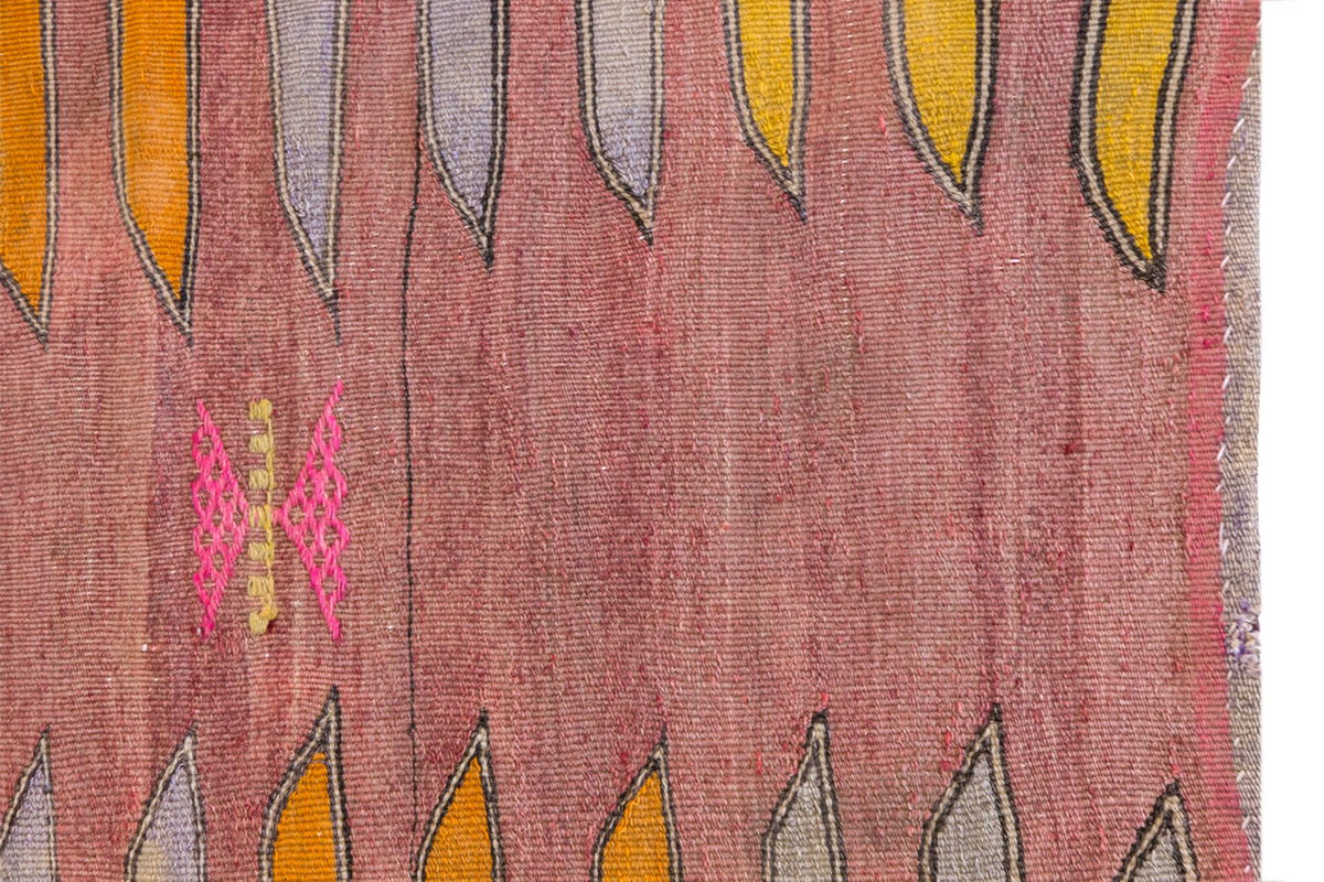Vintage Turkish Rug, 98 x 109 cm, 3.2 x 3.6 ft