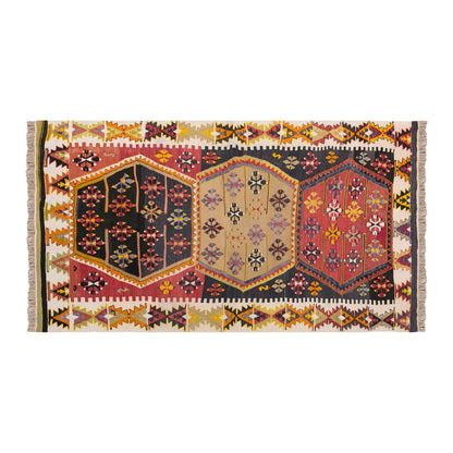 Vintage Turkish Rug, 98 x 184 cm, 3.2 x 6 ft