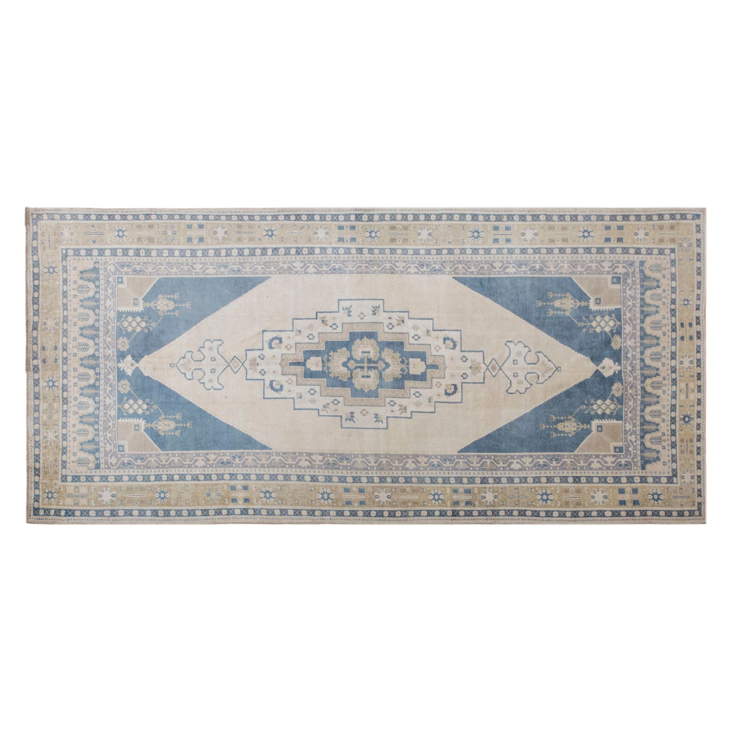 Vintage Turkish Rug 168x360 cm (5.5x11.8 ft)