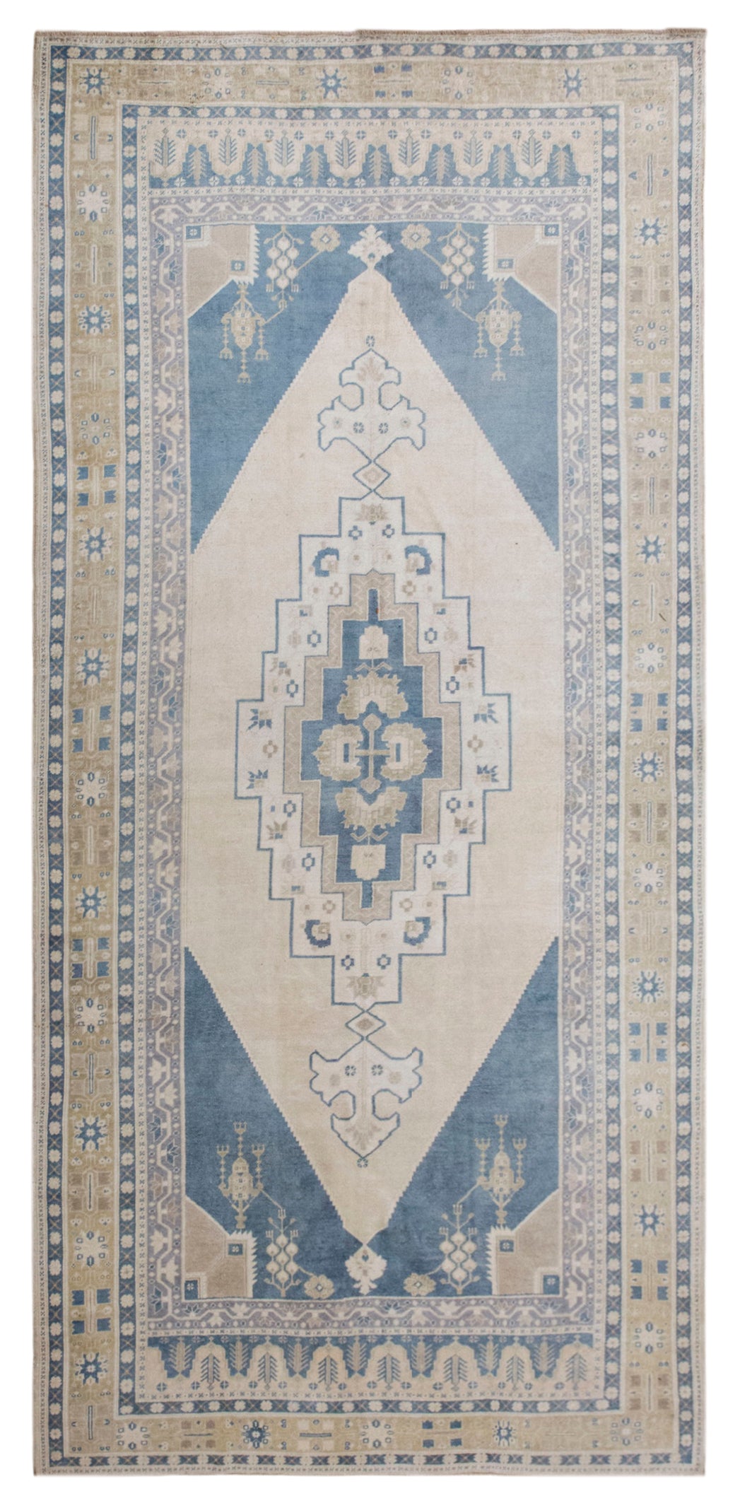 Vintage Turkish Rug 168x360 cm (5.5x11.8 ft)