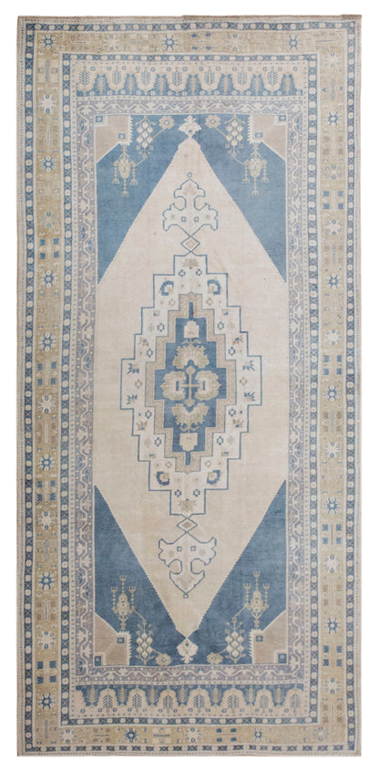 Vintage Turkish Rug 168x360 cm (5.5x11.8 ft)