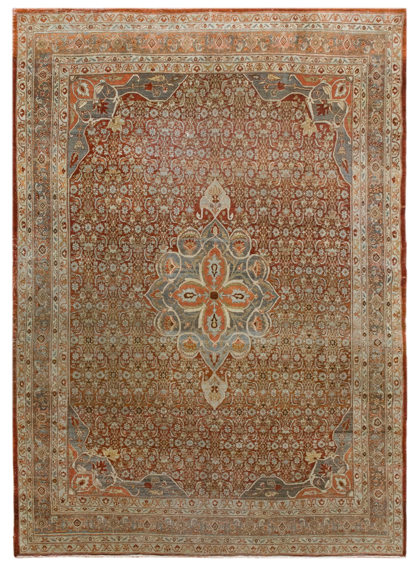 Vintage Turkish Rug 257x358 cm (8.4x11.7 ft)