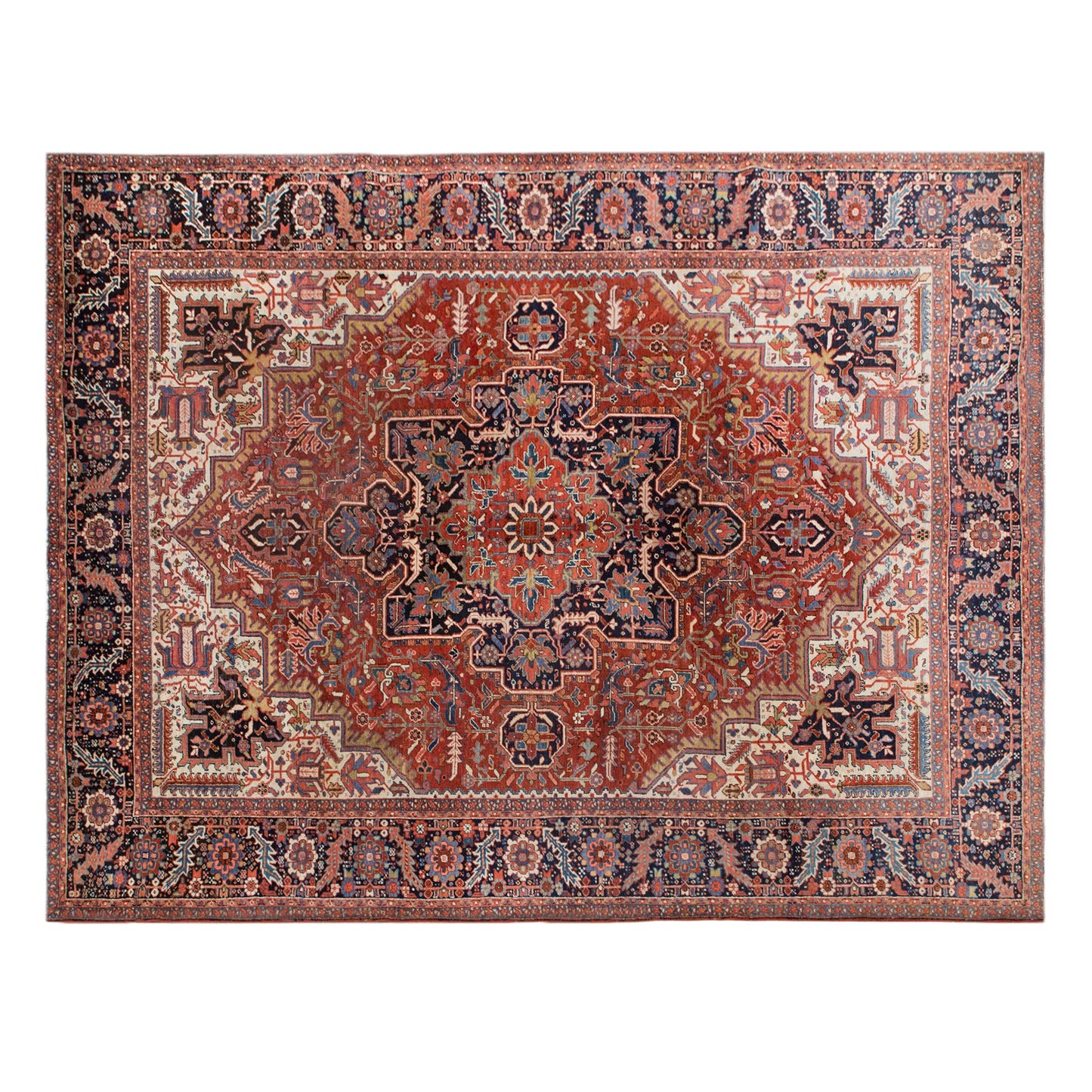 Vintage Turkish Rug 296x384 cm (9.7x12.6 ft)