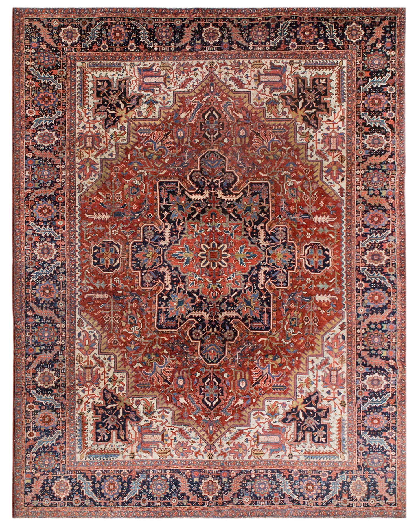 Vintage Turkish Rug 296x384 cm (9.7x12.6 ft)