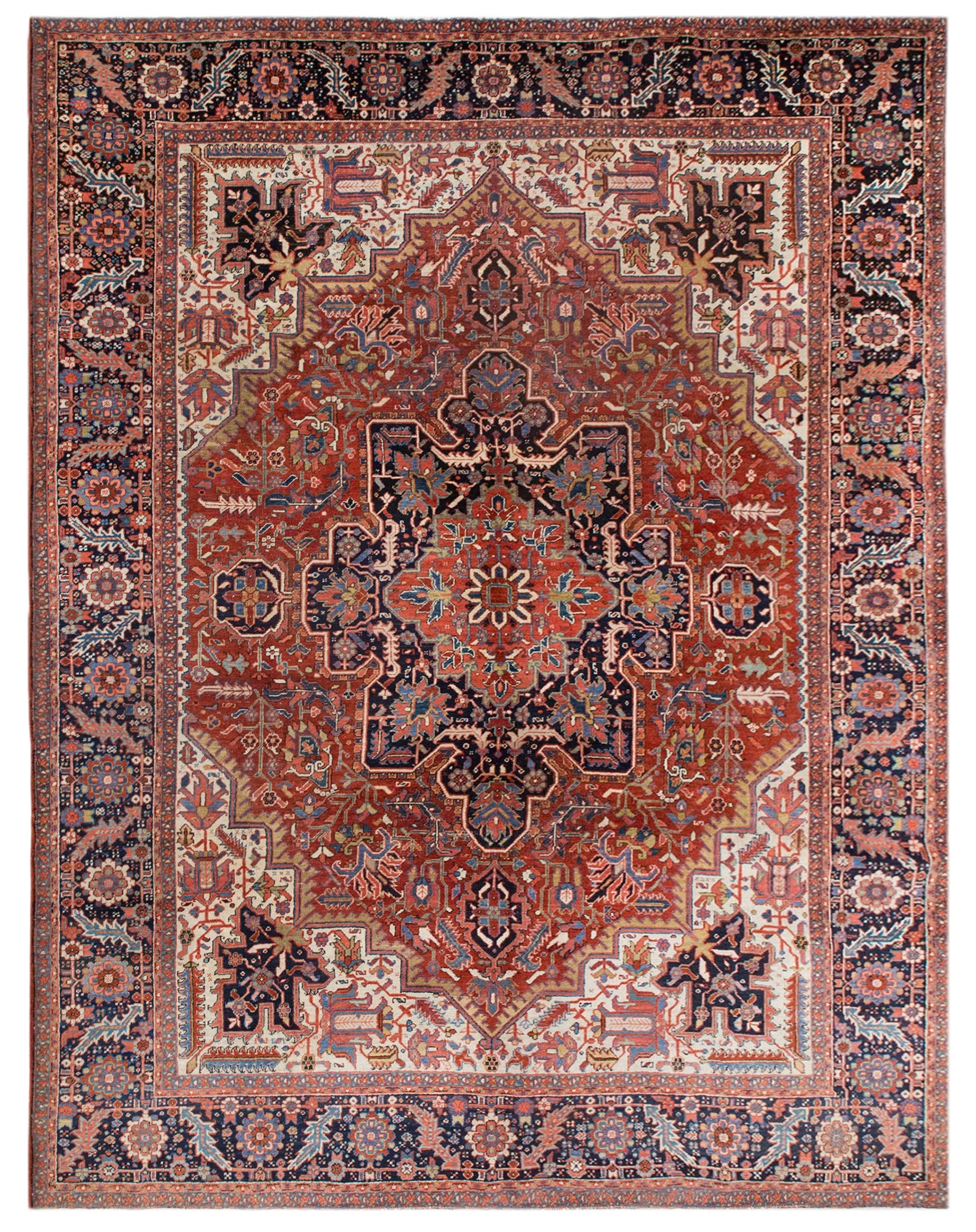 Vintage Turkish Rug 296x384 cm (9.7x12.6 ft)