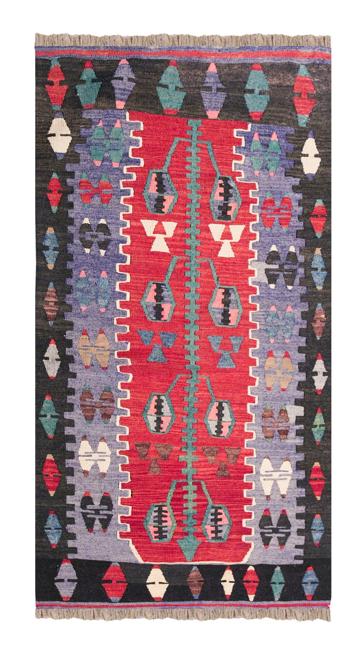 Vintage Turkish Rug 4.7 x 2.7 ft Rug, 141 x 79 cm