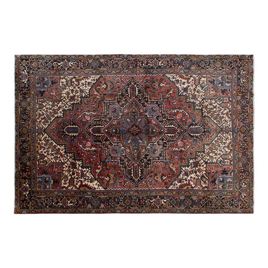 Vintage Turkish Rug 7'10 x 11'10 | 238x362 cm Large Wool Rug