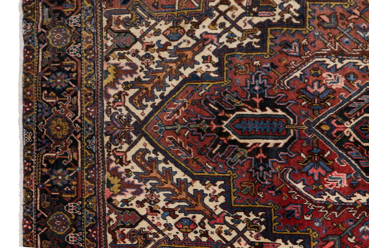 Vintage Turkish Rug 7'10 x 11'10 | 238x362 cm Large Wool Rug