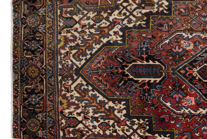 Vintage Turkish Rug 7'10 x 11'10 | 238x362 cm Large Wool Rug