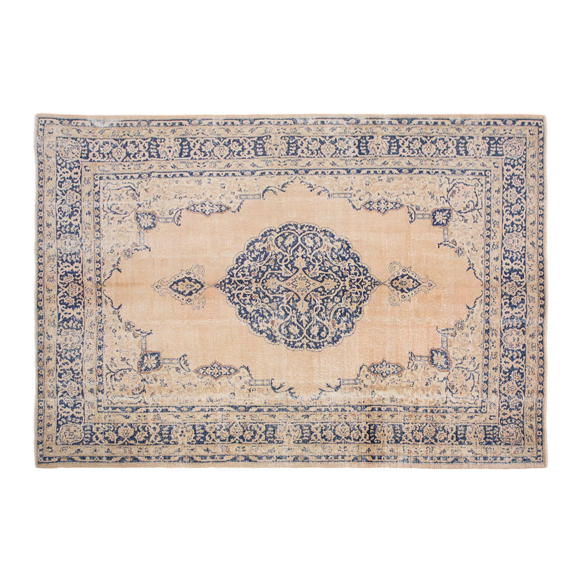 Vintage Turkish Rug 7'11x10'10 | 242x330 cm Wool Rug • Handwoven Boho Carpet
