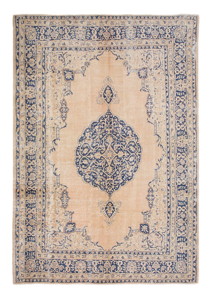 Vintage Turkish Rug 7'11x10'10 | 242x330 cm Wool Rug • Handwoven Boho Carpet