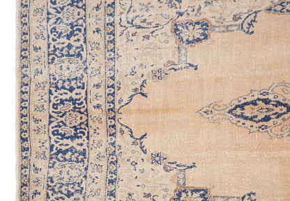 Vintage Turkish Rug 7'11x10'10 | 242x330 cm Wool Rug • Handwoven Boho Carpet