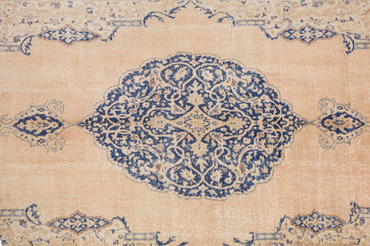 Vintage Turkish Rug 7'11x10'10 | 242x330 cm Wool Rug • Handwoven Boho Carpet