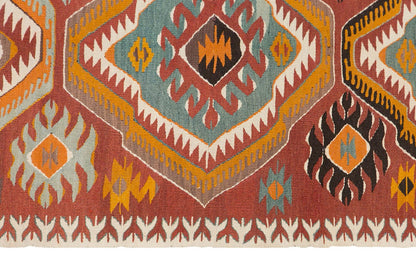 Vintage Turkish Runner, 2.11 x 7.11 ft Rug, 90 x 243 cm