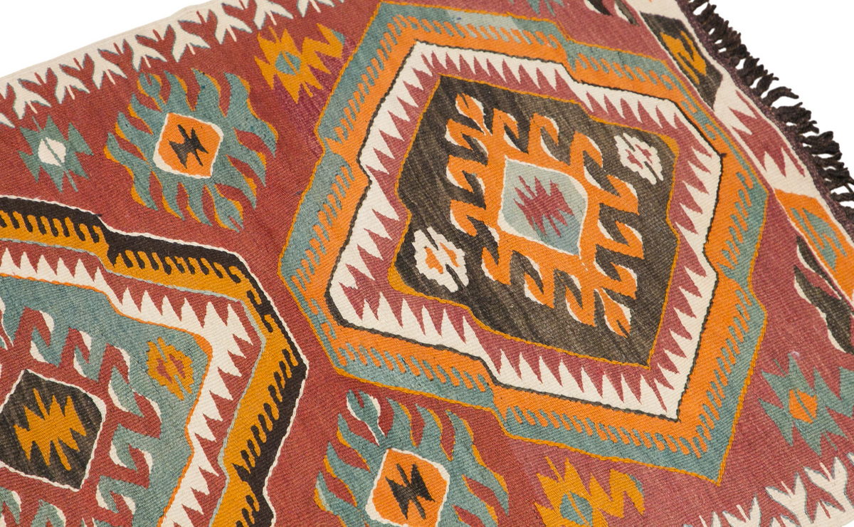 Vintage Turkish Runner, 2.11 x 7.11 ft Rug, 90 x 243 cm