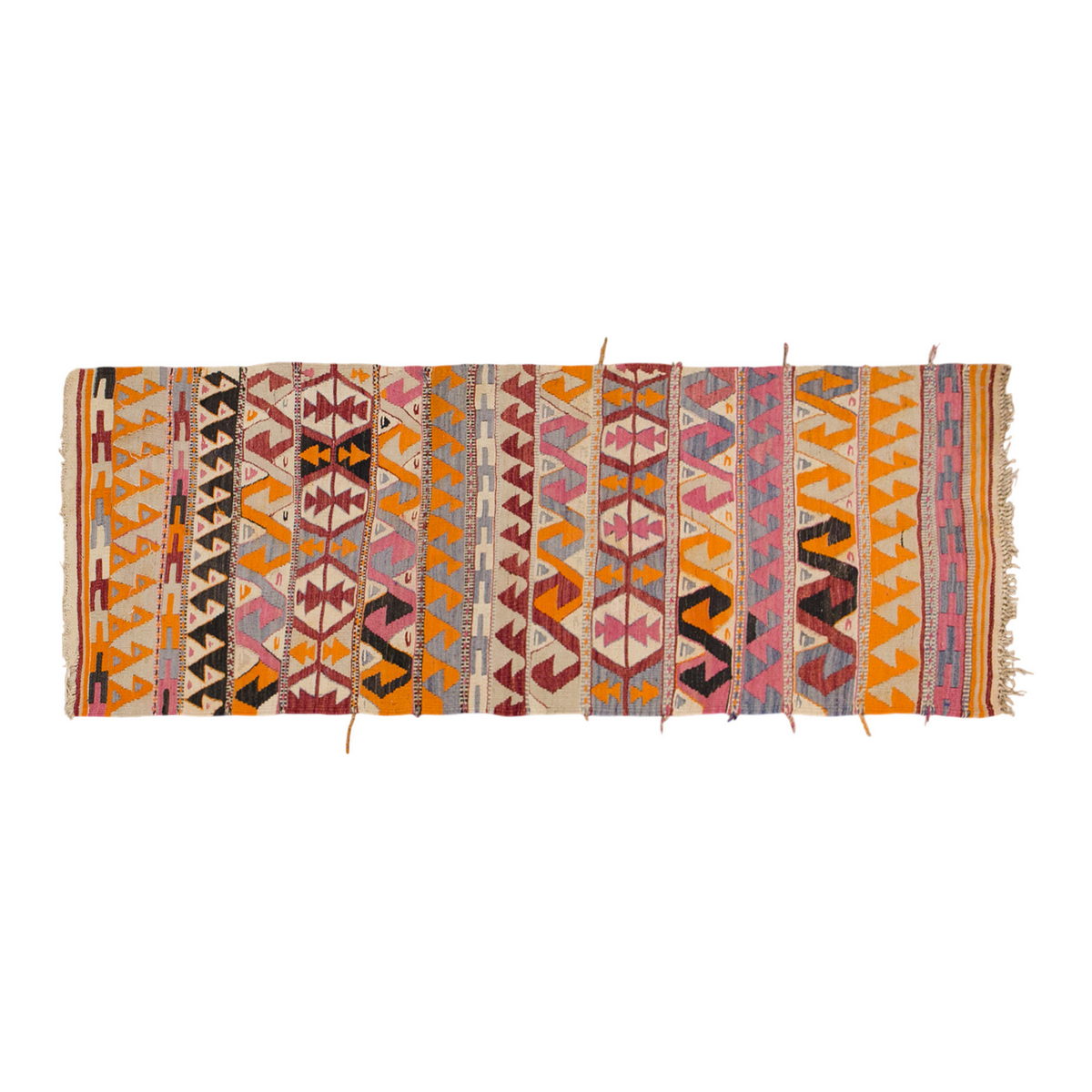 Vintage Turkish Runner, 2.7 x 7.6 ft, 81 x 231 cm