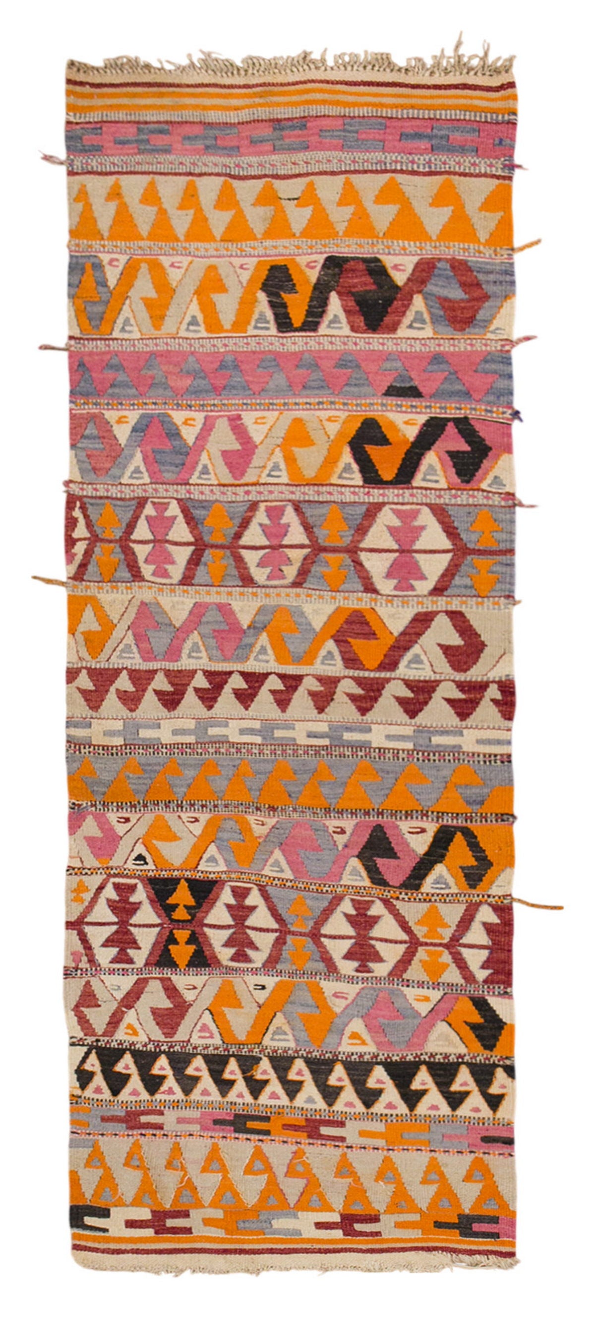 Vintage Turkish Runner, 2.7 x 7.6 ft, 81 x 231 cm