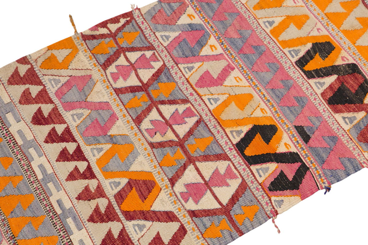 Vintage Turkish Runner, 2.7 x 7.6 ft, 81 x 231 cm