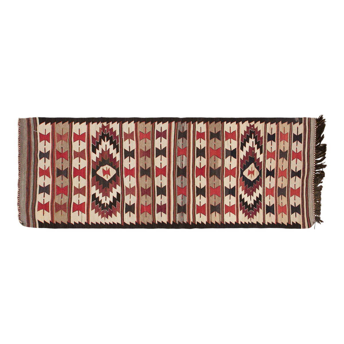 Vintage Turkish Runner, 3.1 x 9.6 ft Rug, 96 x 291 cm