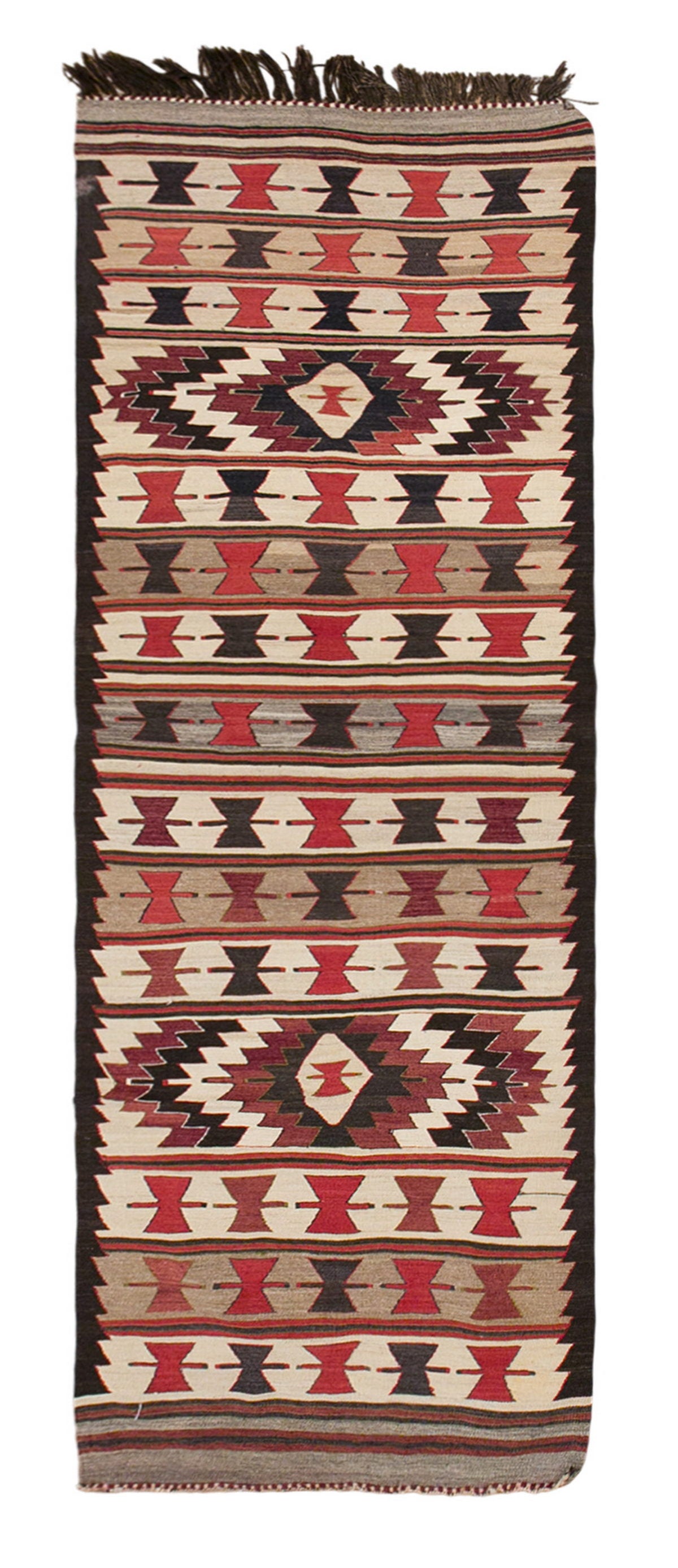 Vintage Turkish Runner, 3.1 x 9.6 ft Rug, 96 x 291 cm
