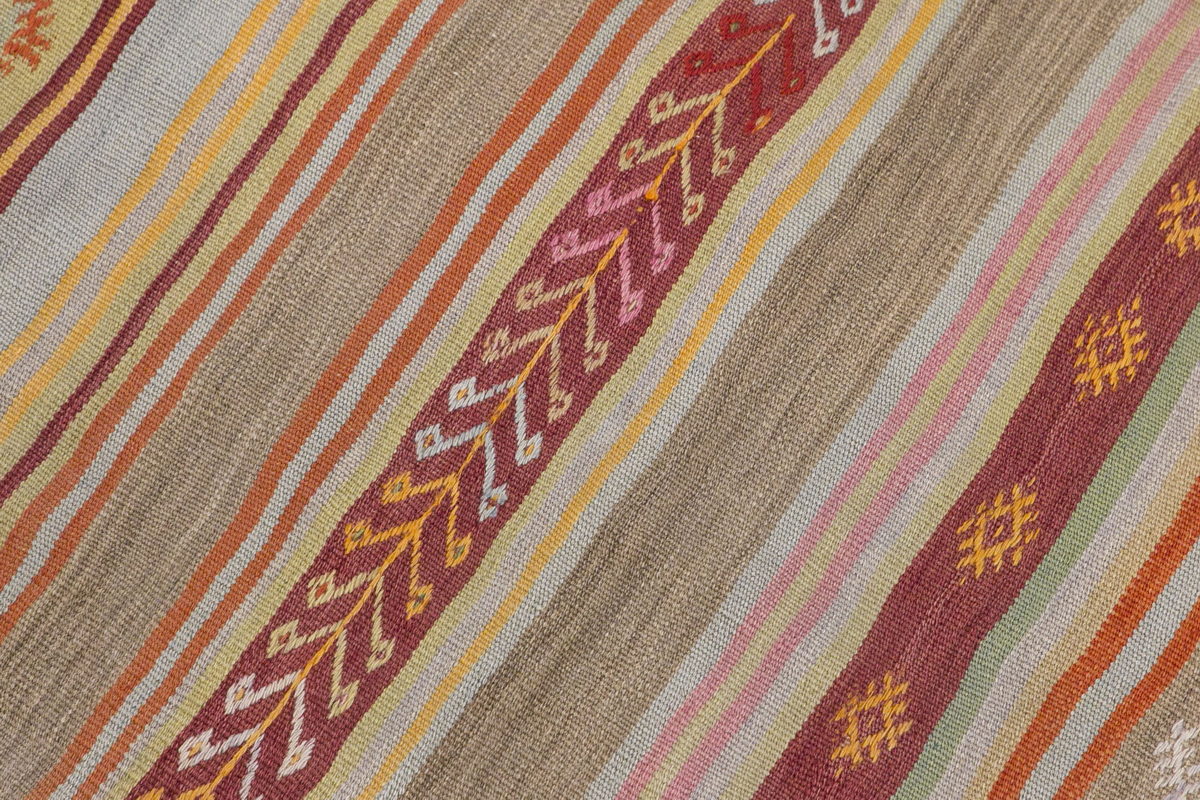 Vintage Turkish Runner Rug, 2.11 × 10.9 ft Rug, 90 × 330 cm