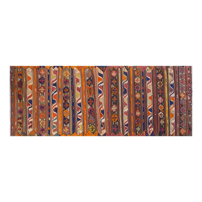 Vintage Turkish Runner Rug, 2.11 x 10.9 ft Rug, 89 x 328 cm