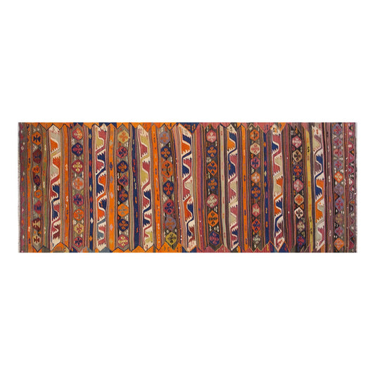 Vintage Turkish Runner Rug, 2.11 x 10.9 ft Rug, 89 x 328 cm