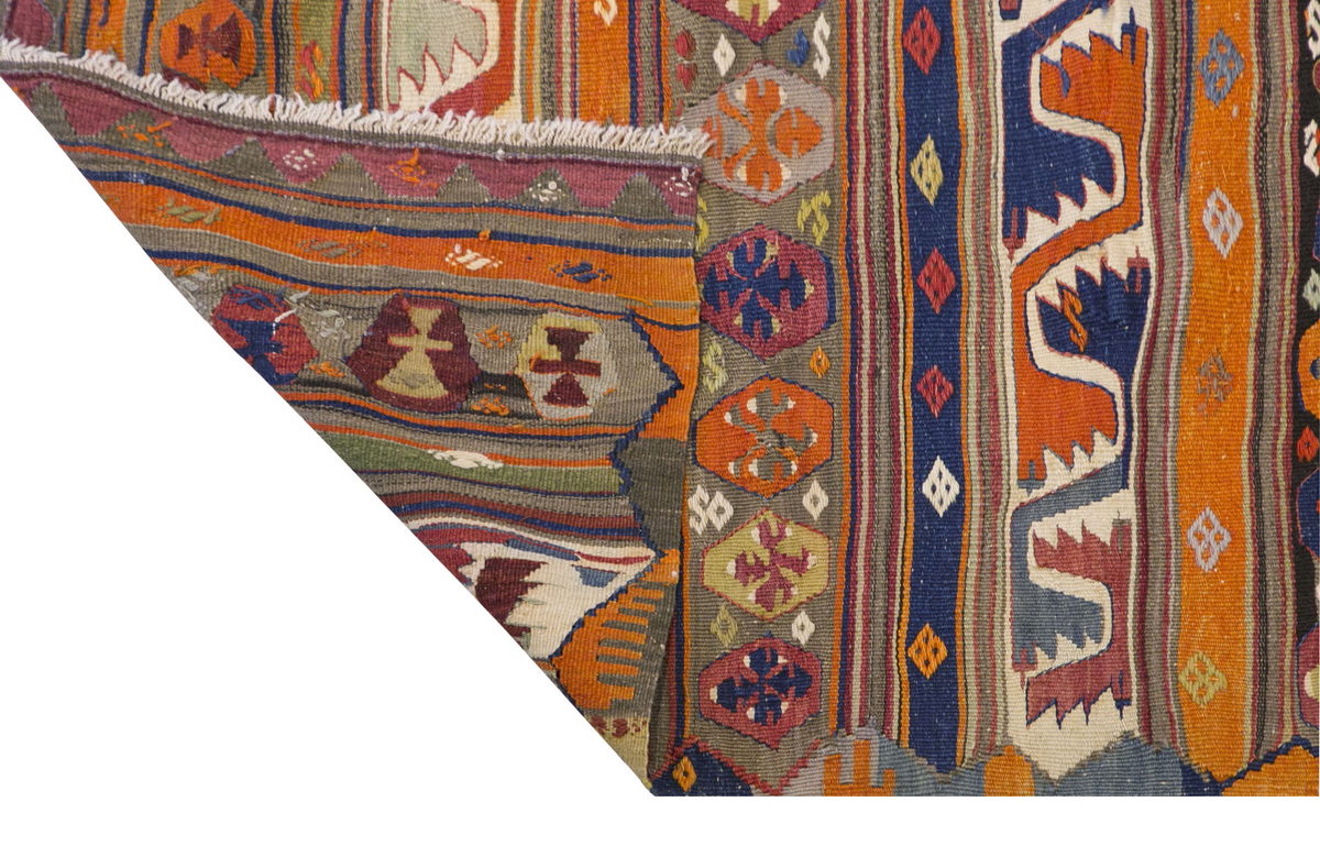 Vintage Turkish Runner Rug, 2.11 x 10.9 ft Rug, 89 x 328 cm