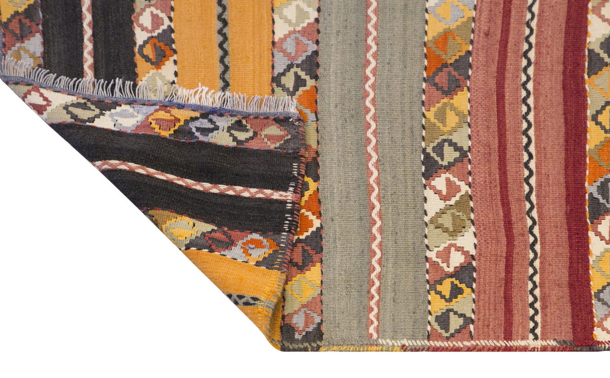 Vintage Turkish Runner Rug, 2.11 x 10 ft Rug, 89 x 307 cm