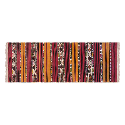 Vintage Turkish Runner Rug, 2.5 x 10.9 ft Rug, 76 x 328 cm