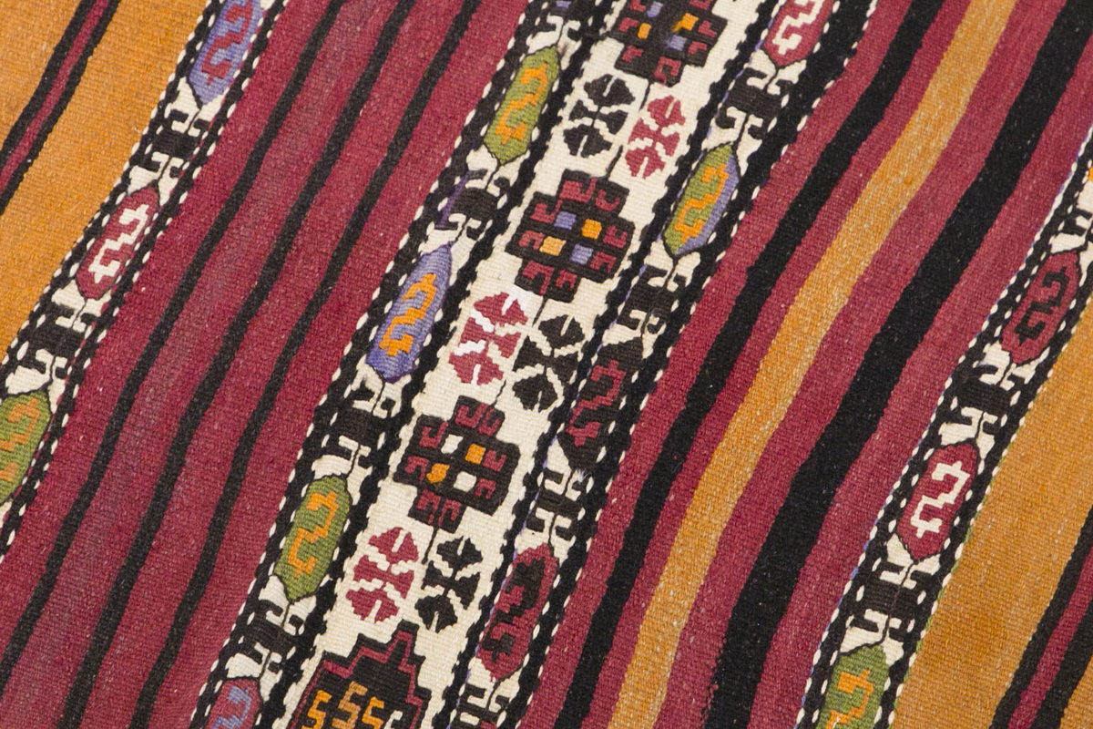 Vintage Turkish Runner Rug, 2.5 x 10.9 ft Rug, 76 x 328 cm