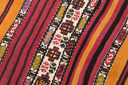 Vintage Turkish Runner Rug, 2.5 x 10.9 ft Rug, 76 x 328 cm