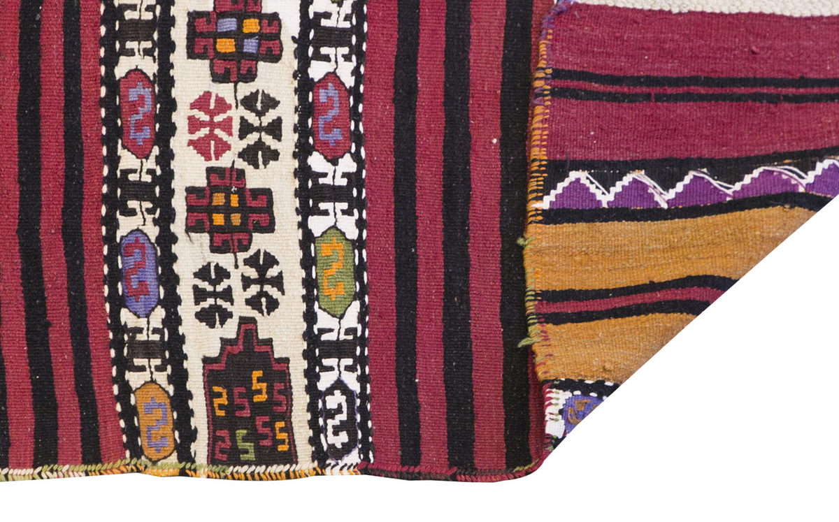 Vintage Turkish Runner Rug, 2.5 x 10.9 ft Rug, 76 x 328 cm