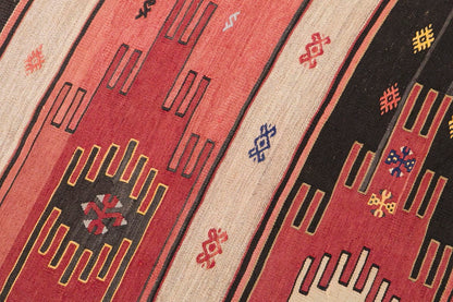Vintage Turkish Runner Rug, 2.8 x 10.11 ft Rug, 83 x 335 cm